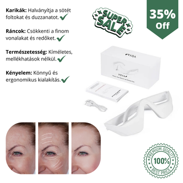 VOVA™ - LED fényterápiás & izomstimulációs szemkörnyékápoló